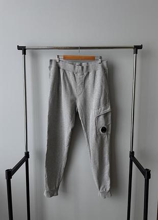 Спортивні штани cp company оригінал сірі з лінзою