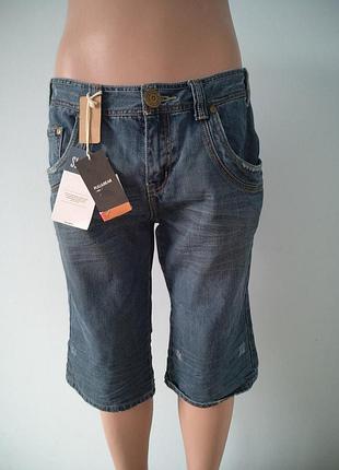 Бриджи мужские джинсовые slim fit