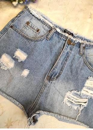 Джинсовые шорты u9 12 nasty gal
