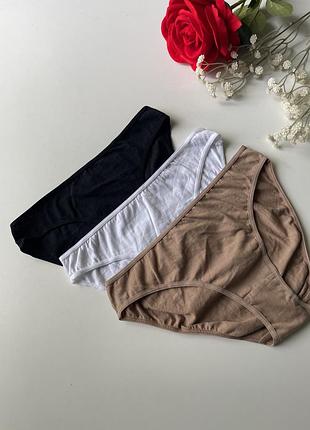 3 шт комплект сліпів трусики бавовняні primark