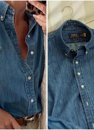 Джинсова сорочка polo ralph lauren