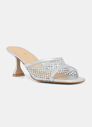 Urbanshop com ua guess шлепанцы на высоком каблуке женские kebba2 серебряные fljkb2 fap03 размеры запитуйте