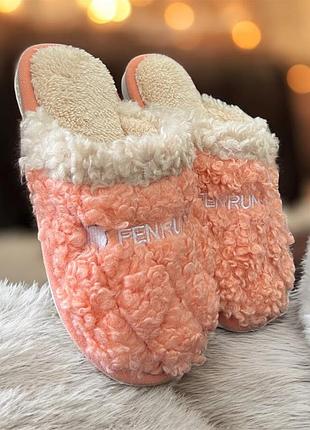 Кімнатні капці жіночі scarlett персиковий (8512 peach (40-41 (25,5 см))