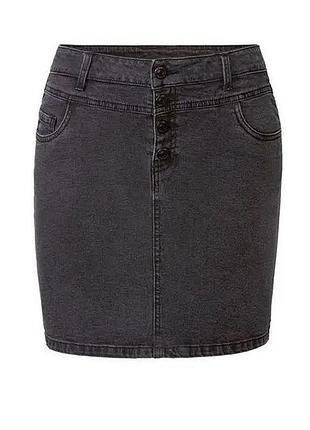 Юбка джинсовая для женщины esmara lycra® 329729 36(s) черный