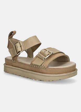Urbanshop com ua кожаные сандалии ugg goldenstar villa женский цвет бежевый на платформе 1167392-mdsd размеры запитуйте