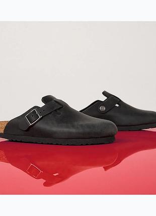 Urbanshop com ua birkentock boston leoi узкие черные шлепанцы размеры запитуйте