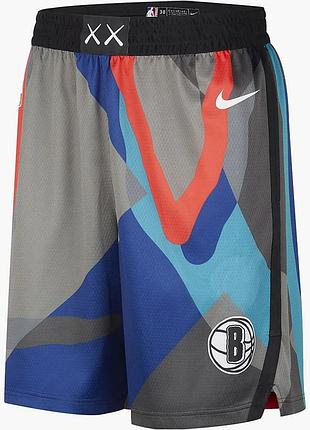 Urbanshop com ua шорти чоловічі nike dri-fit nba swingman brooklyn nets city edition 2023/24 grey dx8694-010 розміри запитуйте