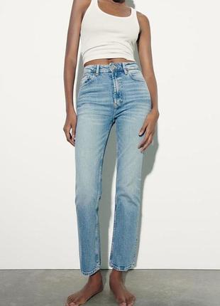 Джинсы zara mom для женщин, девчонки