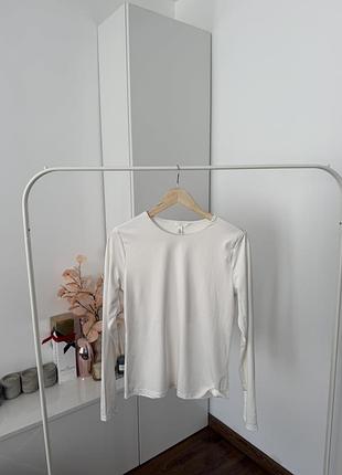 Еластичний лонг білий h&m, розмір л l