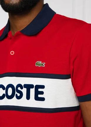 Футболка поло большого размера lacoste