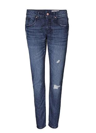 Джинси regular fit з потертостями для жінки esmara lidl 296718 36(s) синій
