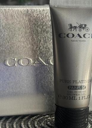 Подарунковий набір для чоловіків coach platinum
