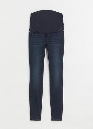Джинсы regular fit для беременных для женщины h&m 0946613-001 xs темно-синий