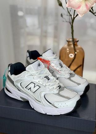Кроссовки new balance 530 white silver