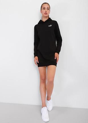 Женское спортивное платье puma (пума) черный индонезия s