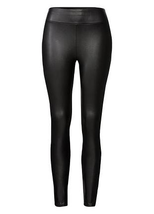Легинсы с искусственной кожы для женщины esmara lycra® 454302 40(m) черный