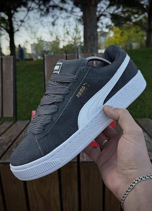 ⚡ трендовые мужские кроссовки puma suede xl темно-серые – комфорт и премиум качество!