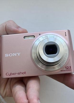 Фотоапарат стильна камера sony cyber-shot dsc-w510 ccd limited edition рожева