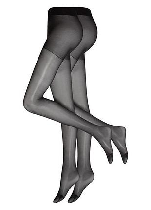 Колготки 40 den набор 2 шт. для женщины esmara lycra® 434541 s черный