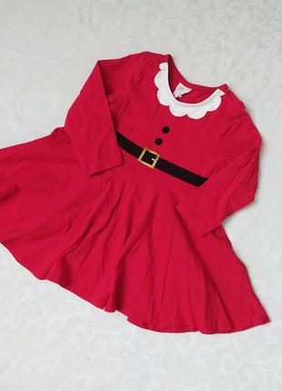 Костюм платье санта клауса h&m на возраст 6-9 месяцев на рост 74 см