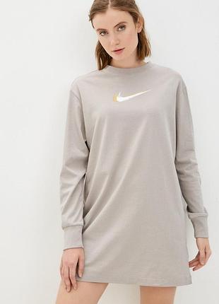 Жіноча спортивна сукня nike (найк) бжевий індонезія