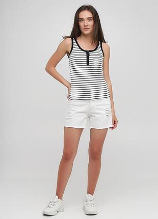Шорты geronis 438*01 женск. белый 36 (176 472)