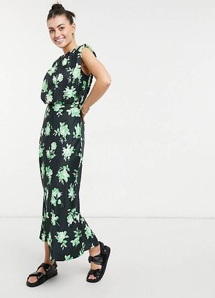 Платье asos design в цветочный принт (uk 12)