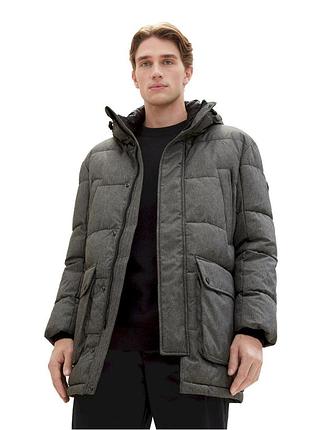 Зимняя куртка мужская tom tailor серый (1039774 grey xl)