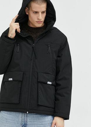 Зимняя куртка пуффер tom tailor мужская черный (10394043 black l)