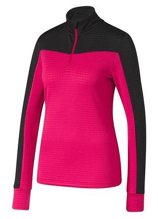 Термо-реглан на мікрофлісі для жінки crivit lycra® 457474 xs рожевий