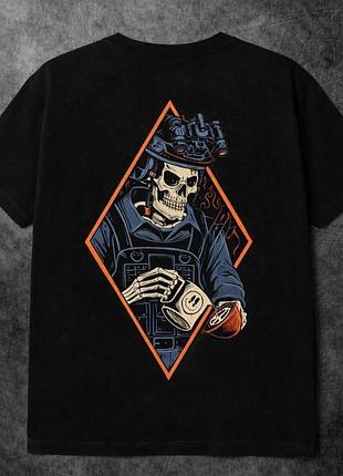 Футболка унисекс - оверсайз, цвет черный, размер s - xxl
