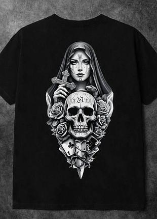 Футболка унісекс - оверсайз, колір чорний, розмір s - xxl