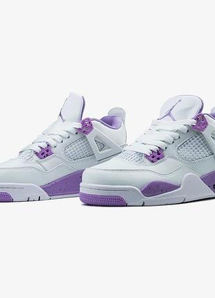 Jordan 4 purple white 39 уценка 41 уценка