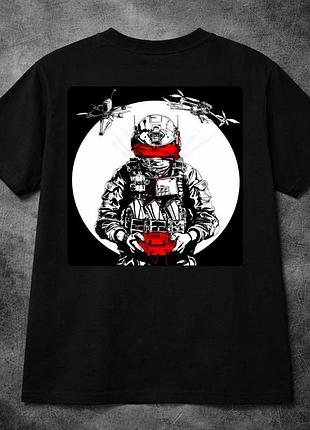 Футболка унисекс - оверсайз, цвет черный, размер s - xxl