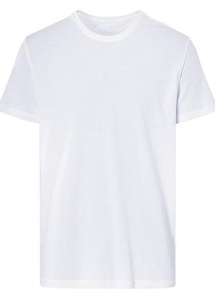 Футболка хлопковая трикотажная для мужчины livergy lidl 489619 xl белый