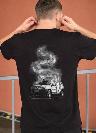 Футболка унисекс - оверсайз, цвет черный, размер s - xxl