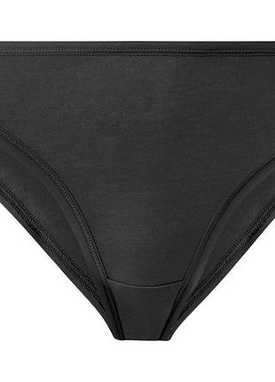 Трусики-слип хлопковые однотонные для женщины esmara lycra® 387659 m черный