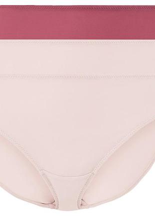 Трусики-сліп набір 3 шт. еластичні для жінки esmara lycra® 461502 m рожевий