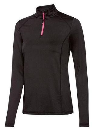 Термо-реглан на мікрофлісі для жінки rocktrail lycra® 375715 s чорний