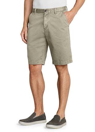 Шорты eddie bauer legend wash 11" chino shorts - solid waist 33