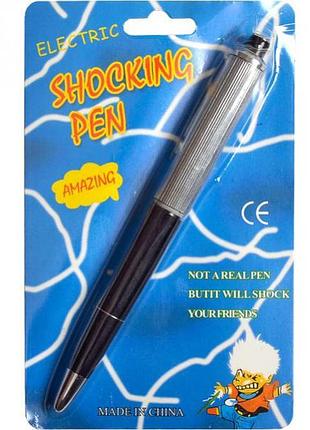 Ручка-шокер бьющая током для розыгрышей (блістер) shocking pen abc