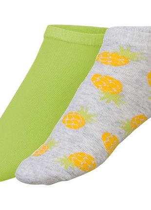 Носки набор 2 пары для женщины lidl lycra® 375231-2 39-42 комбинированный