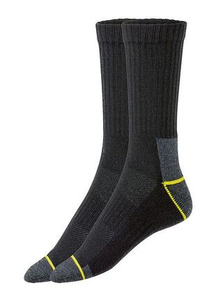 Носки трикотаж 2 пары махра рабочие для мужчины parkside cordura® 386902 39-42 графитовый