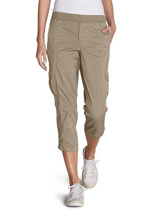 Бриджи eddie bauer kick back twill crop pants 2us