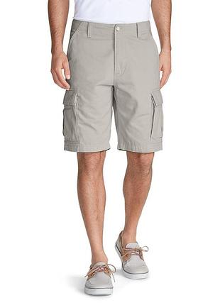 Шорты eddie bauer expedition 11" cargo shorts - solid waist 32