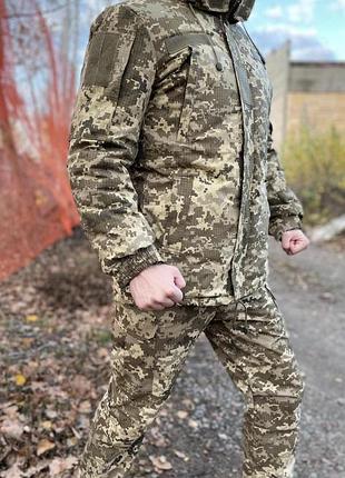 Комплект зимовий рипстоп піксель бушлат (-25) з утепленими штани 44,46,48,50,52,54,56,58,60 46