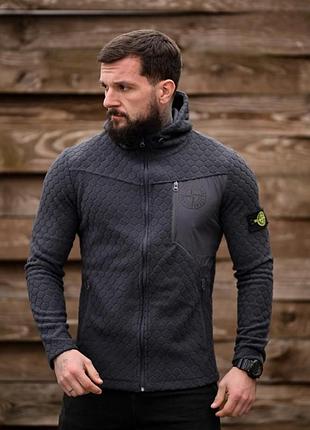 Флисовая кофта stone grey пп8056