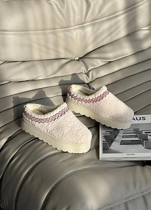 Тедді уги тапки tazz braid slippers жіночі yala молочний (yzm23 milk (40 (25,5 см))