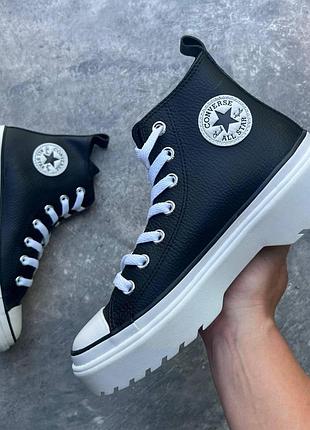 Кросівки жіночі converse chuck taylor all star lugged lift leather (38 (24 см))