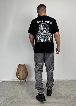 Футболка милитари, унисекс, цвет черный, размеры s-xxl